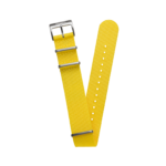 Nylon Nato Steel Strap - Giallo Ginestra